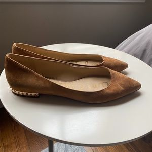 Sam Edelman Reyanne Spike Pointed Suede Flat